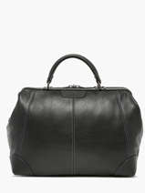 Leather Foulonn Doctor Bag Etrier Black foulonne EFOU816M